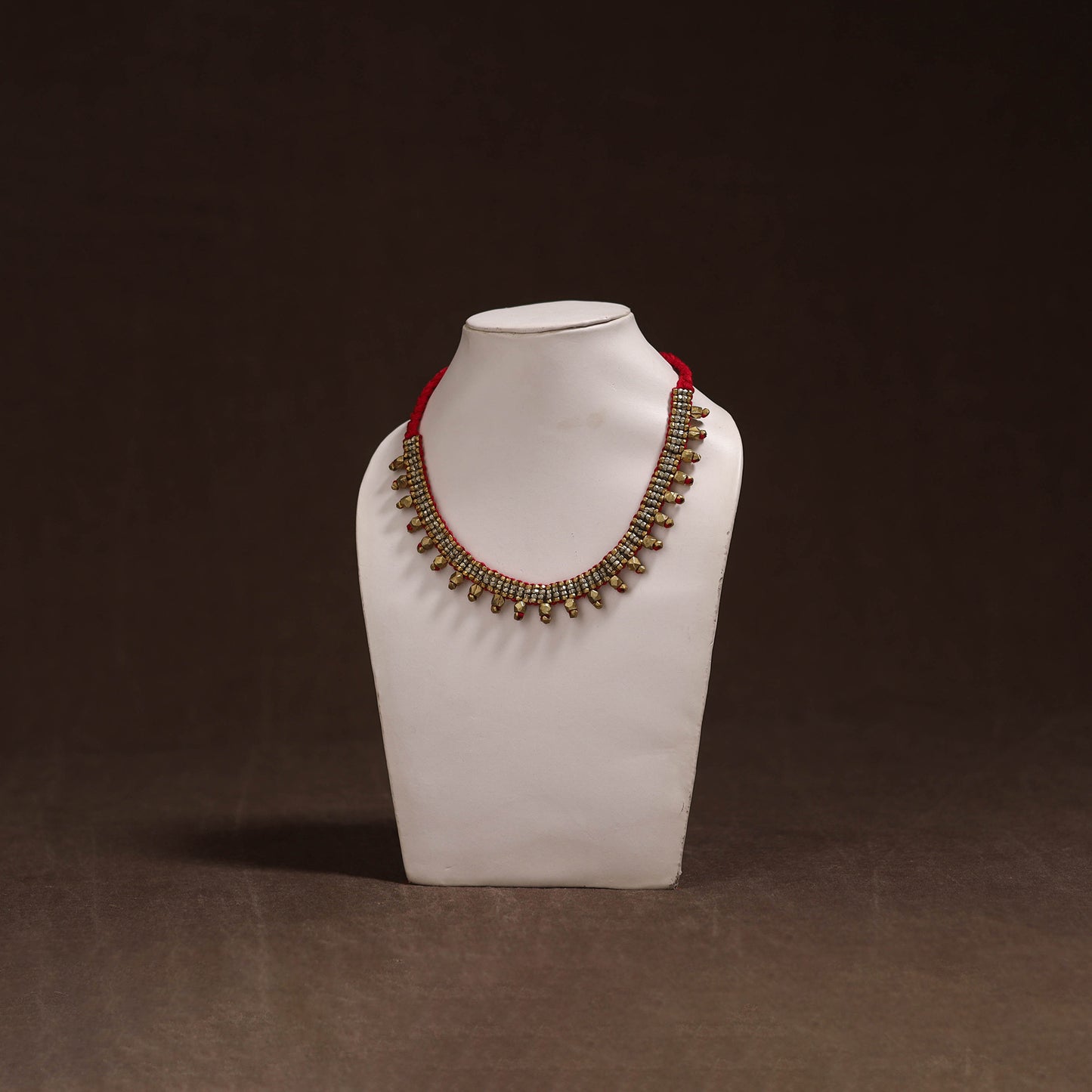 Tribal Odisha Dokra Threadwork Handmade Choker Necklace 61