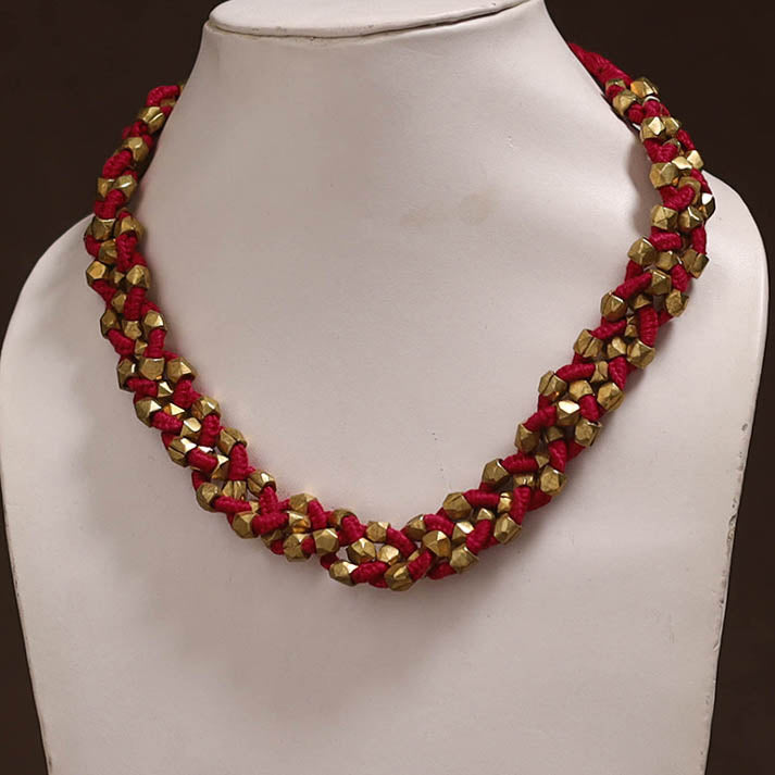 Tribal Odisha Dokra Threadwork Handmade Choker Necklace 72