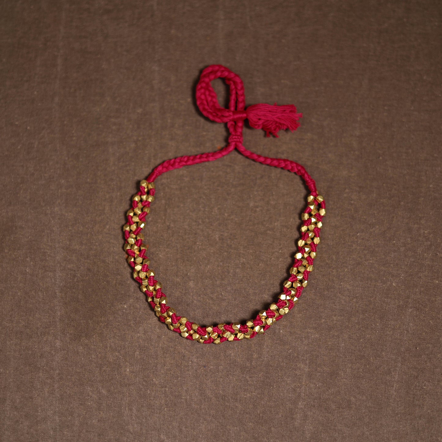 Tribal Odisha Dokra Threadwork Handmade Choker Necklace 72