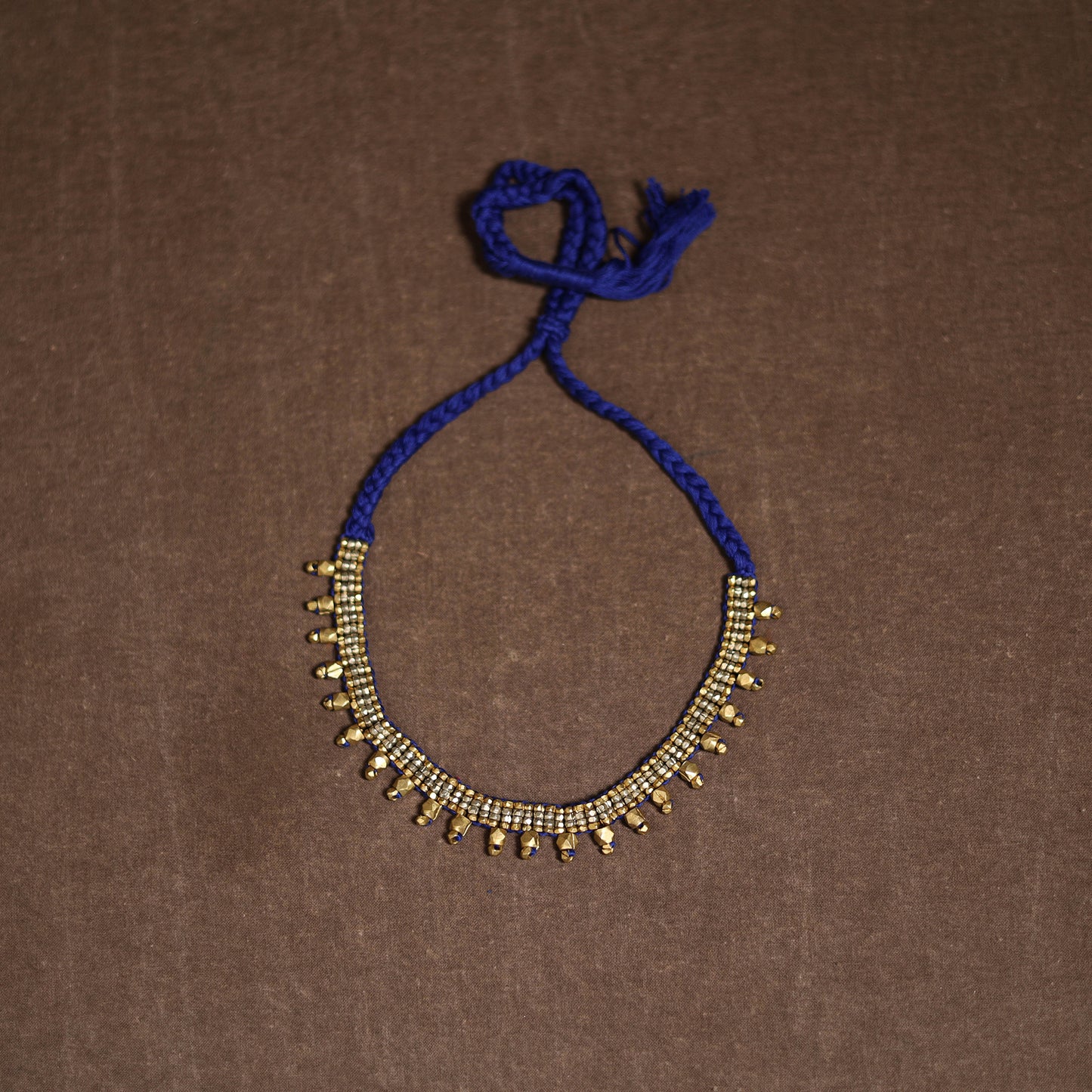Tribal Odisha Dokra Threadwork Handmade Choker Necklace 65