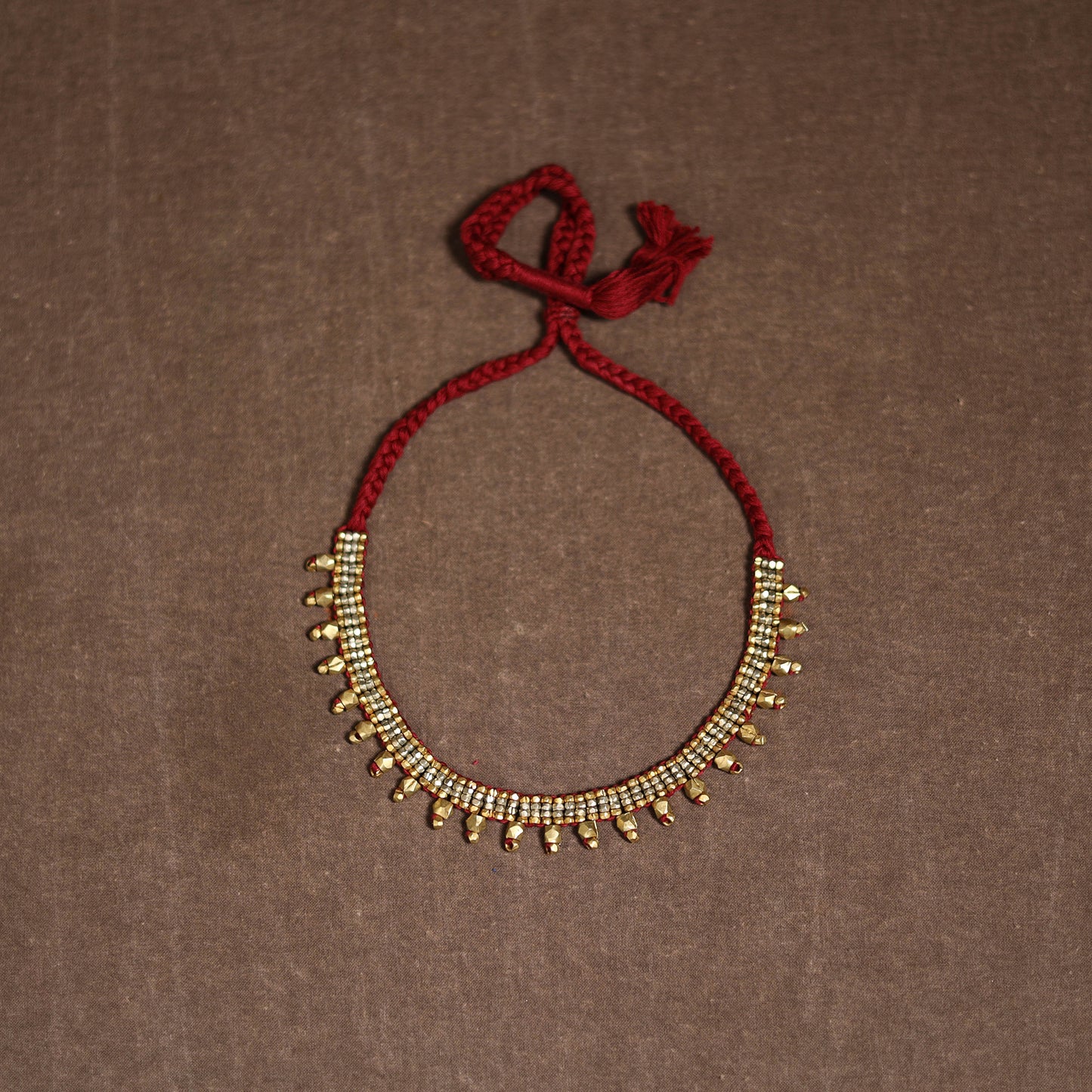 Tribal Odisha Dokra Threadwork Handmade Choker Necklace 64