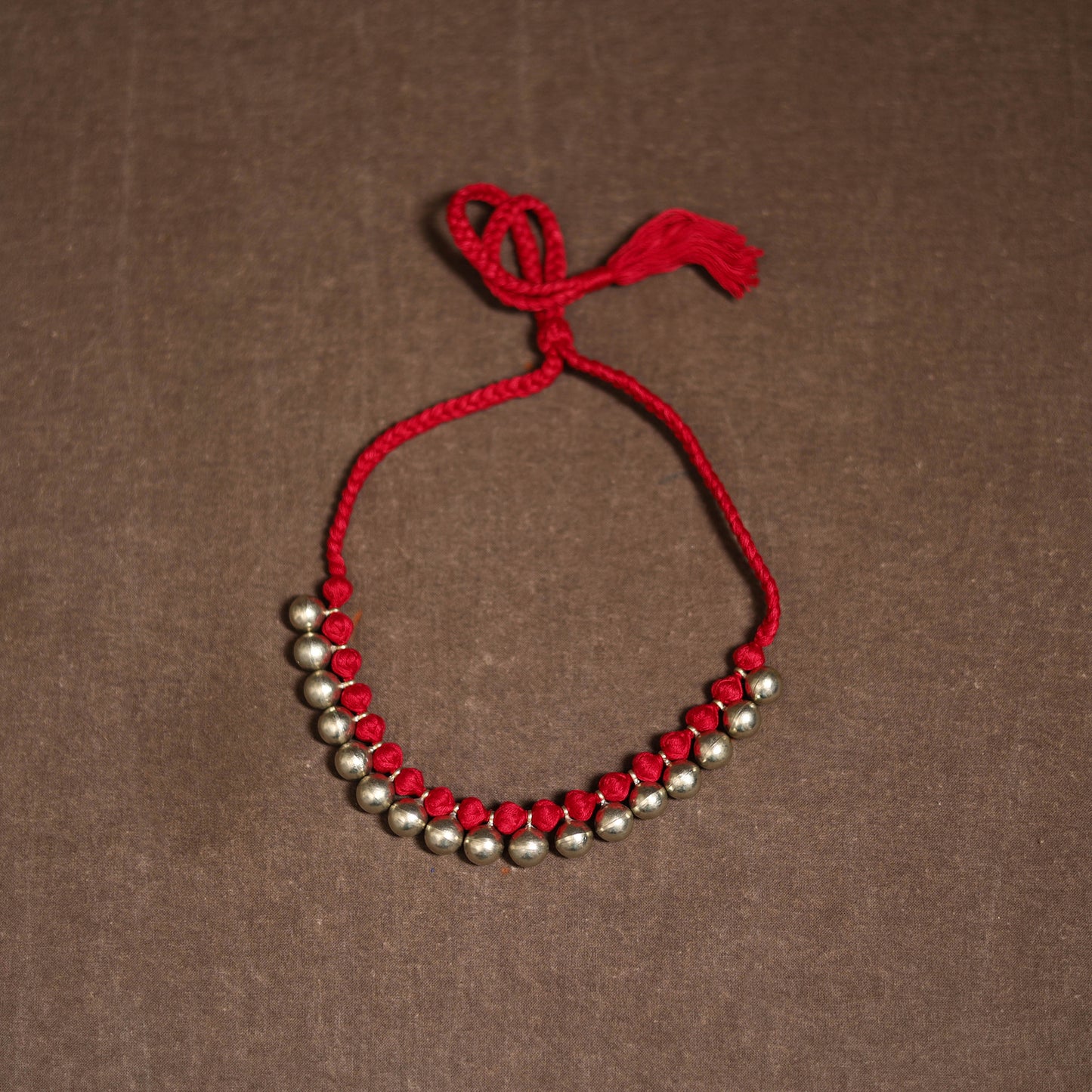 Tribal Odisha Dokra Threadwork Handmade Choker Necklace 59