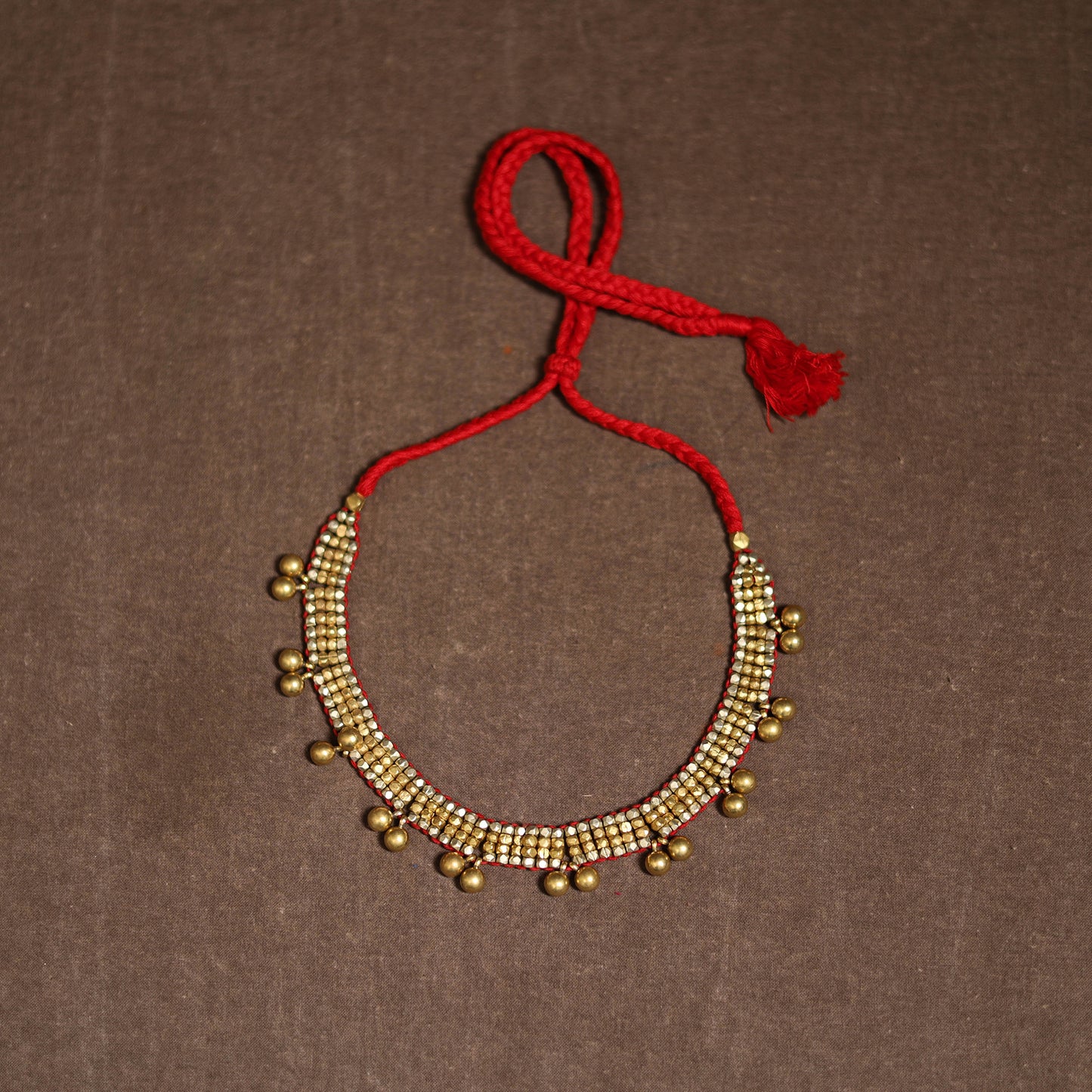 Tribal Odisha Dokra Threadwork Handmade Choker Necklace 50