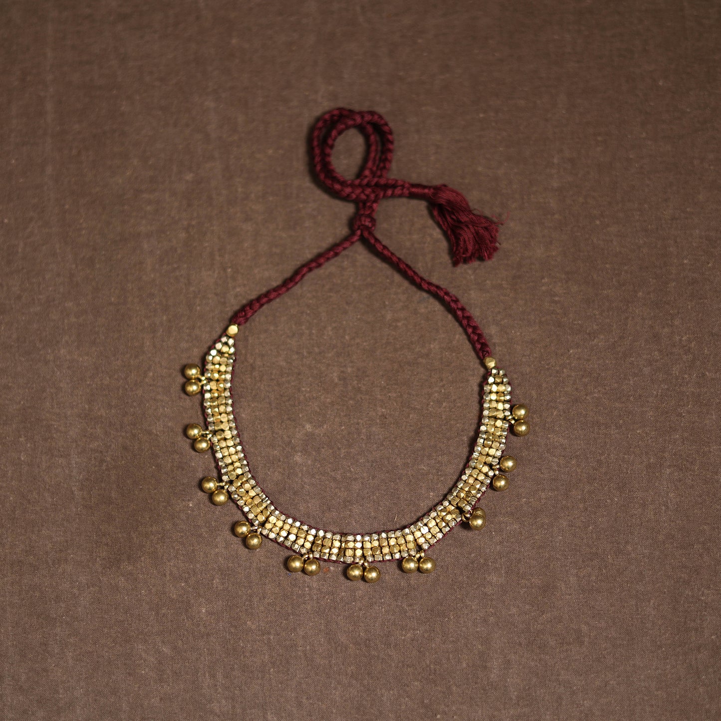 Tribal Odisha Dokra Threadwork Handmade Choker Necklace 49