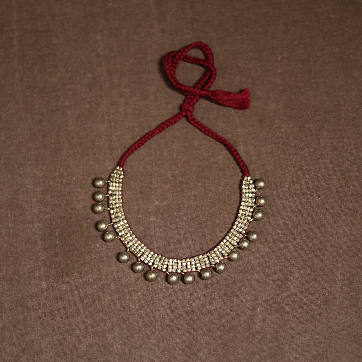 Tribal Odisha Dokra Threadwork Handmade Choker Necklace 45