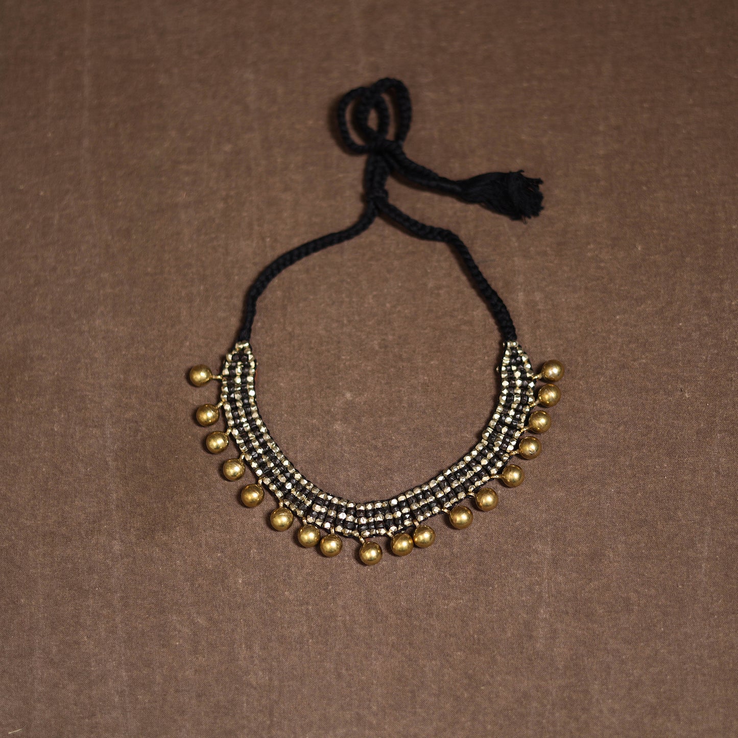 Tribal Odisha Dokra Threadwork Handmade Choker Necklace 36