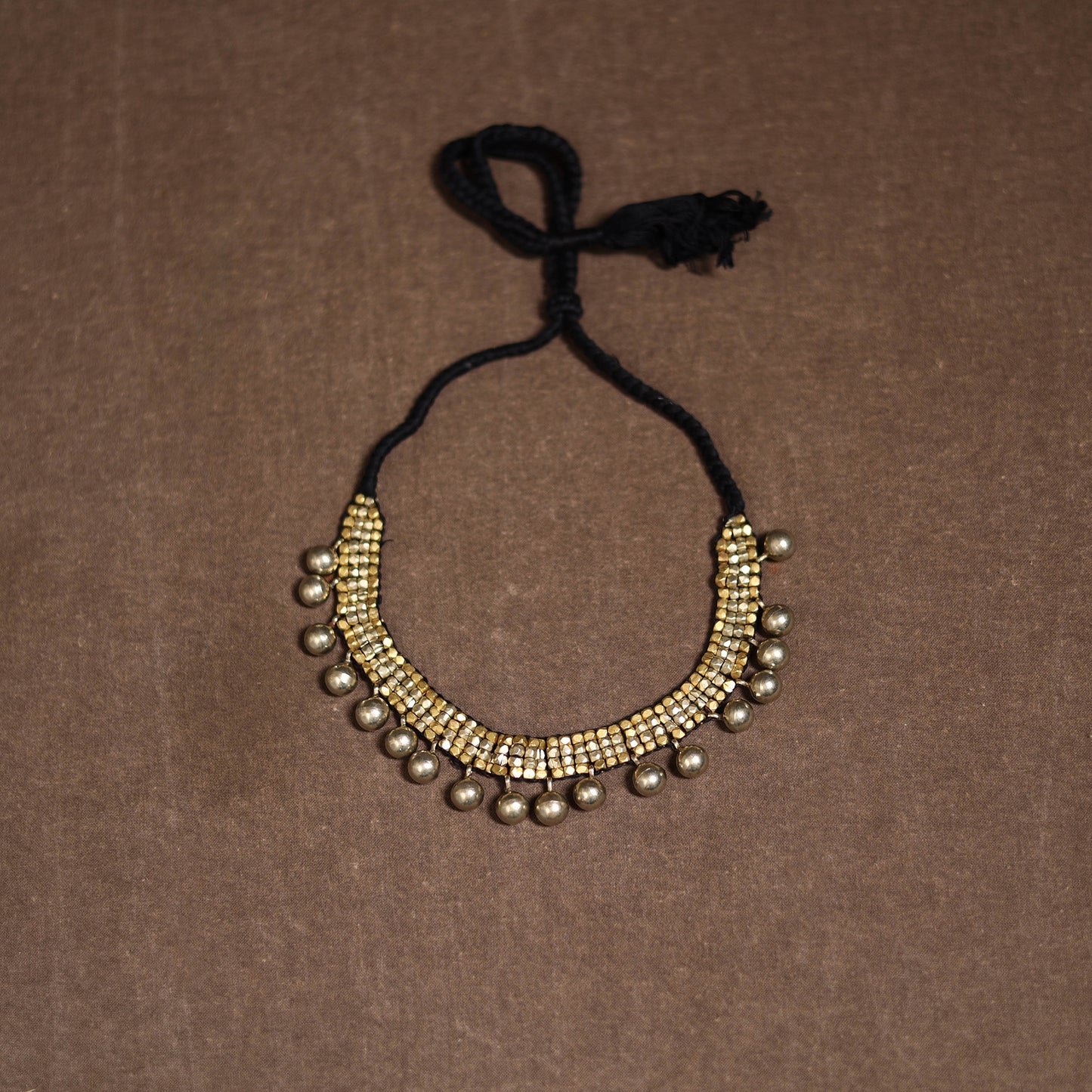 Tribal Odisha Dokra Threadwork Handmade Choker Necklace 35