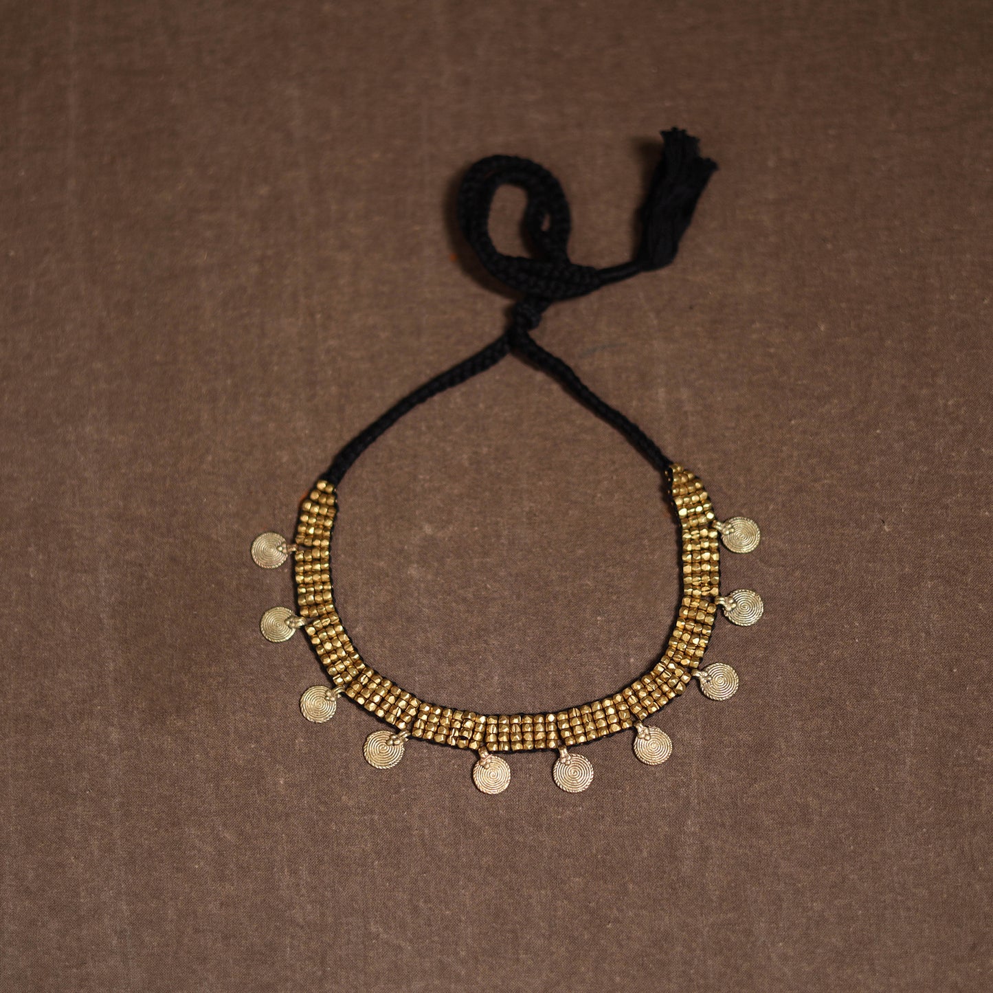 Tribal Odisha Dokra Threadwork Handmade Choker Necklace 25