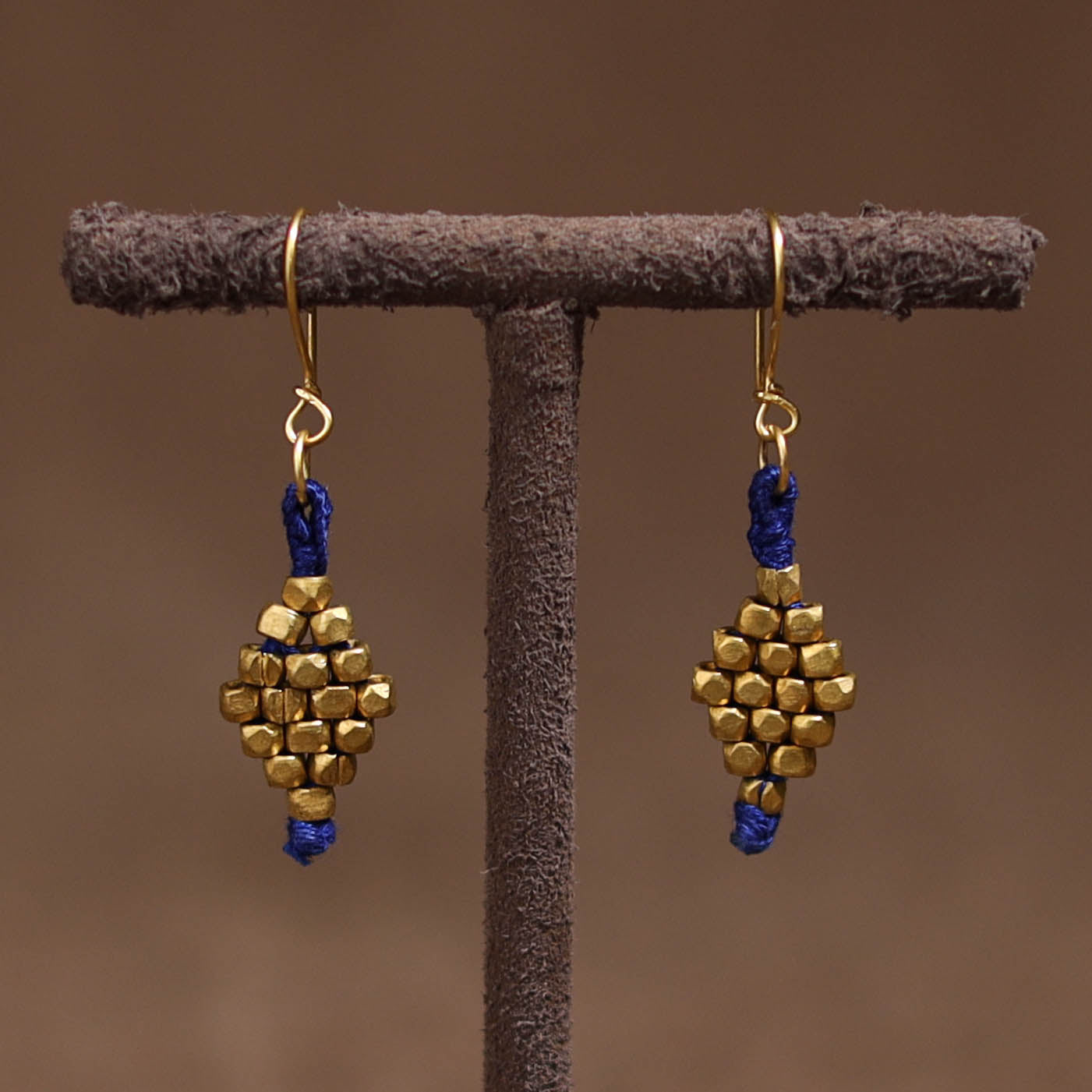 Tribal Odisha Dokra Threadwork Handmade Earrings 77