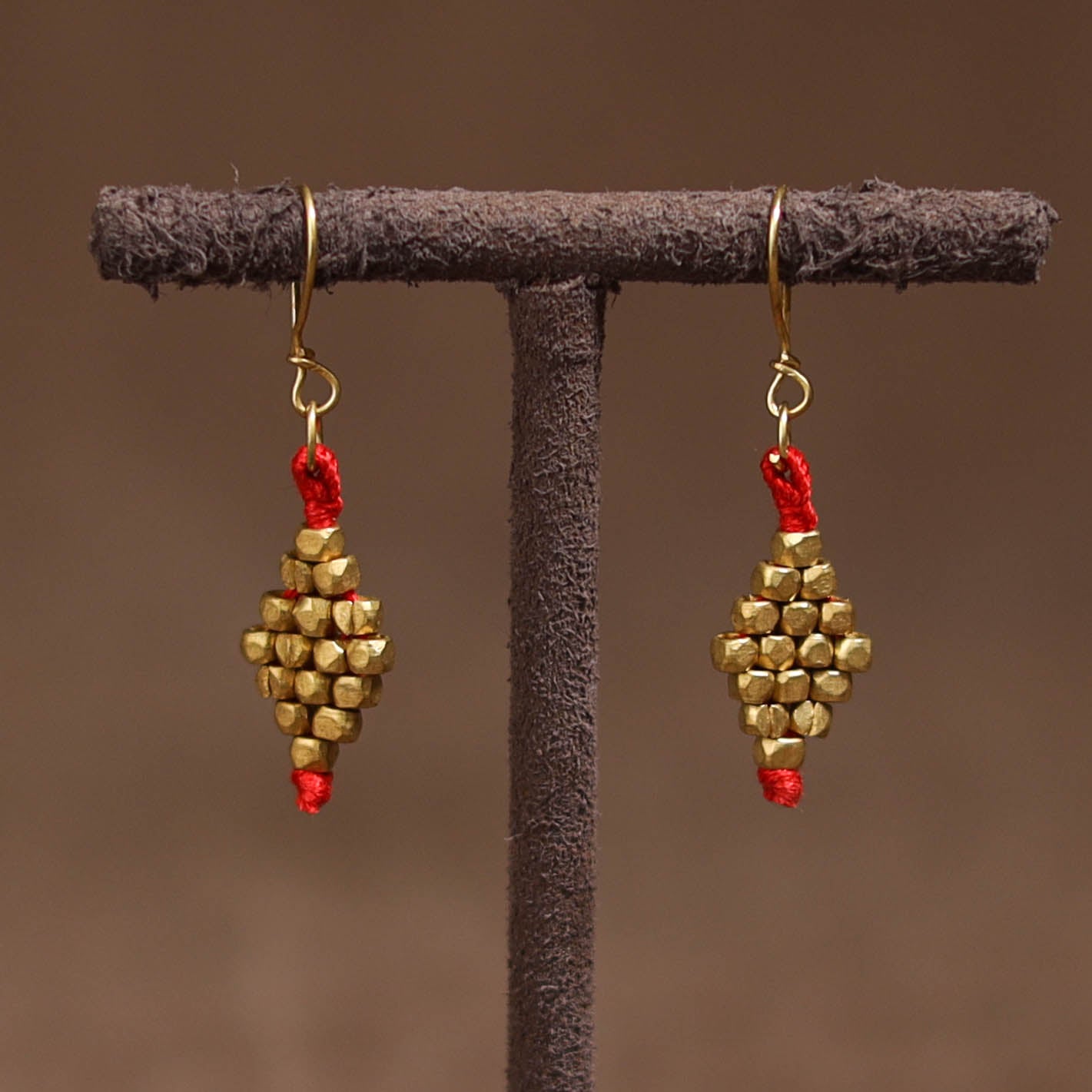 Tribal Odisha Dokra Threadwork Handmade Earrings 79