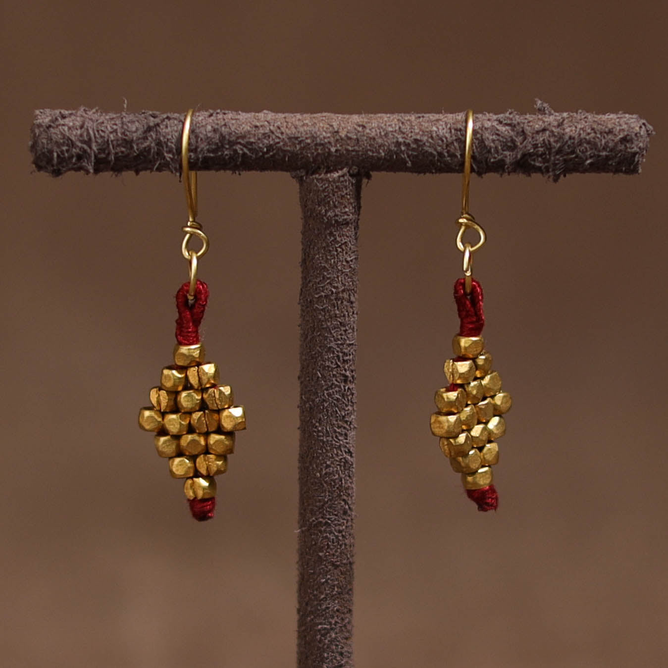 Tribal Odisha Dokra Threadwork Handmade Earrings 81