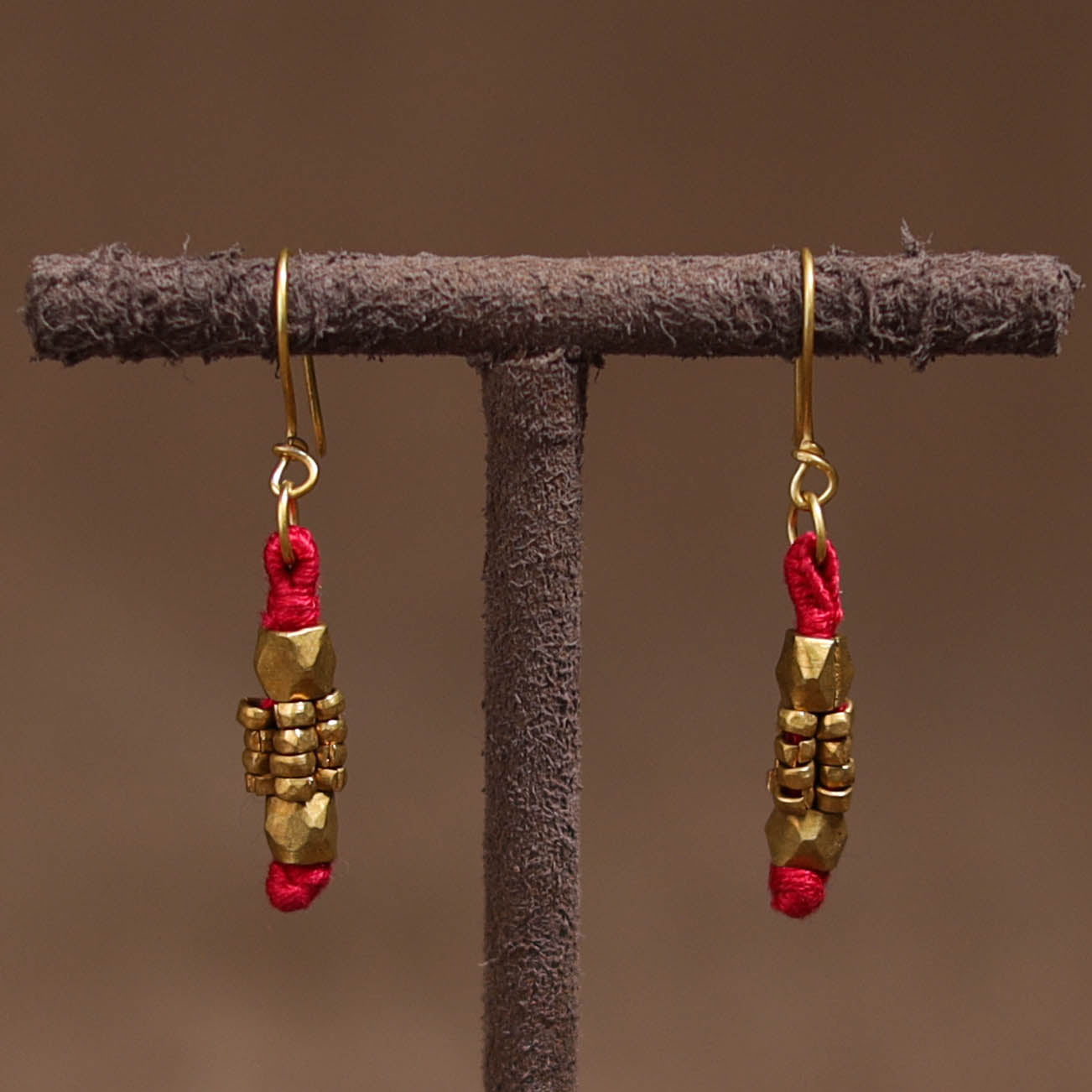 Tribal Odisha Dokra Threadwork Handmade Earrings 82