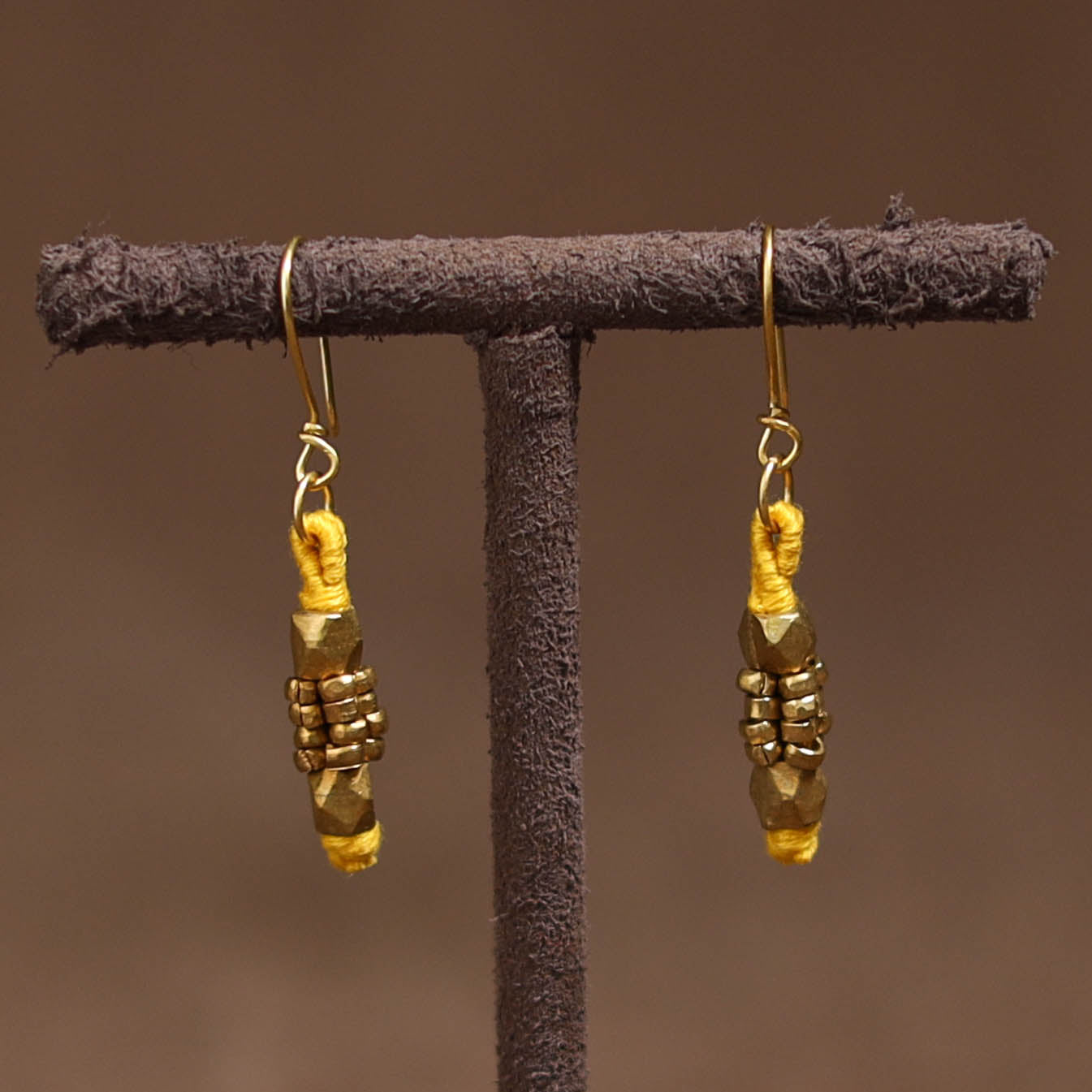 Tribal Odisha Dokra Threadwork Handmade Earrings 87