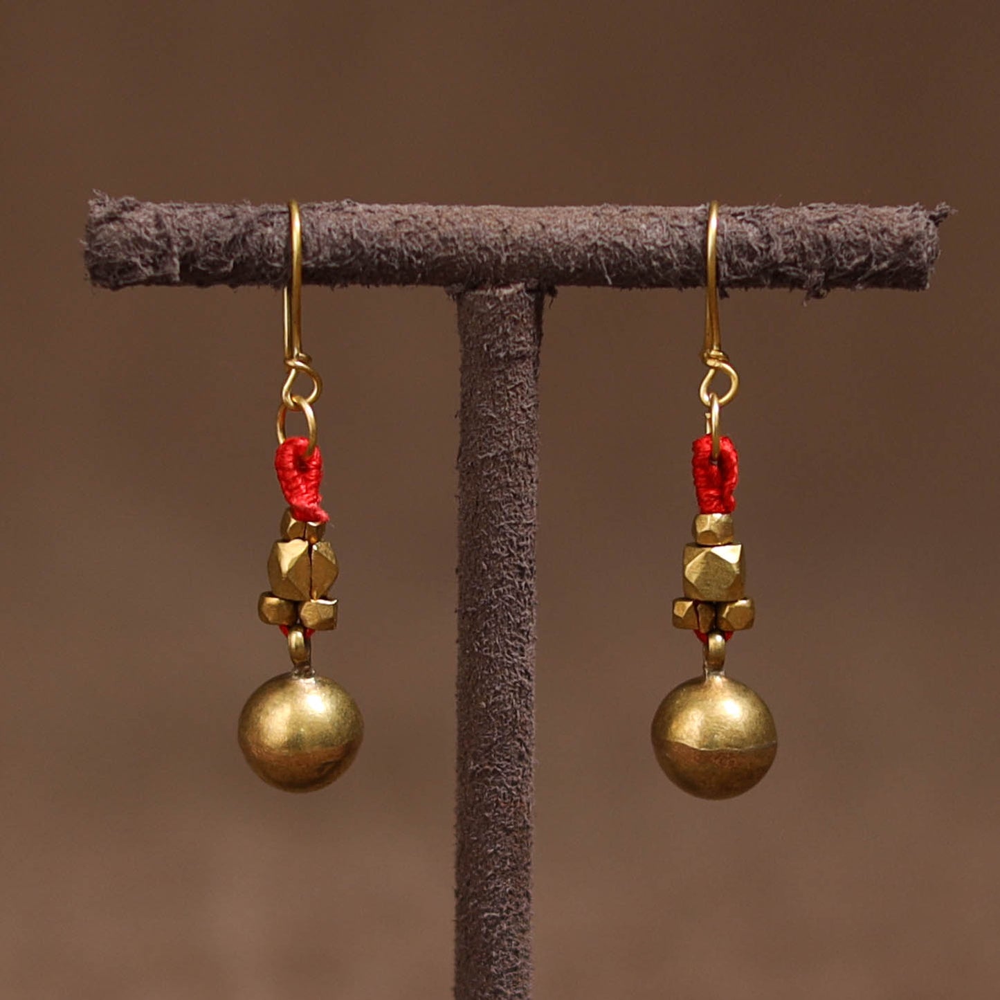 Tribal Odisha Dokra Threadwork Handmade Earrings 95