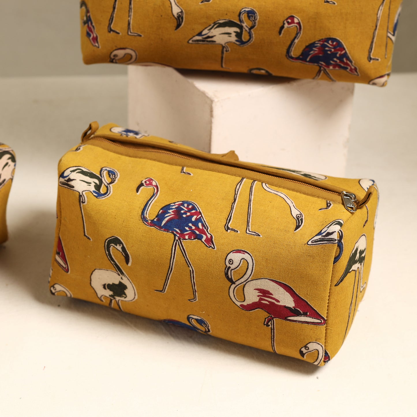 Handmade Cotton Toiletry Bags (Set of 3) 75