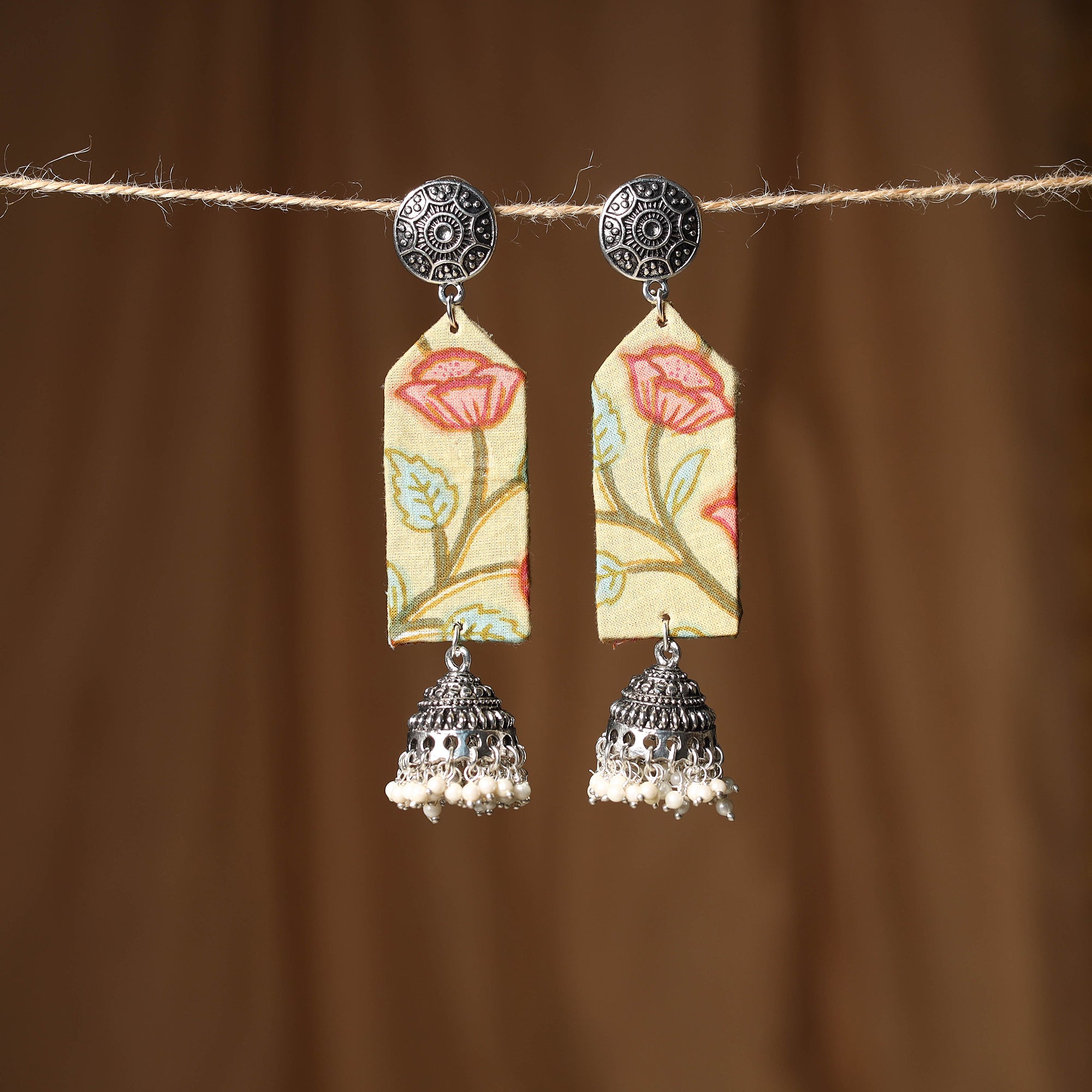 Multicolor - Shifa GS Fabart Handmade Earrings