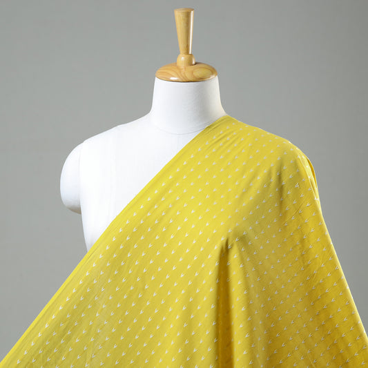 Yellow - Jacquard Prewashed Cotton Fabric 27