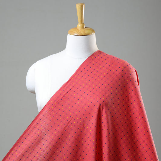 Red - Jacquard Prewashed Cotton Fabric 34