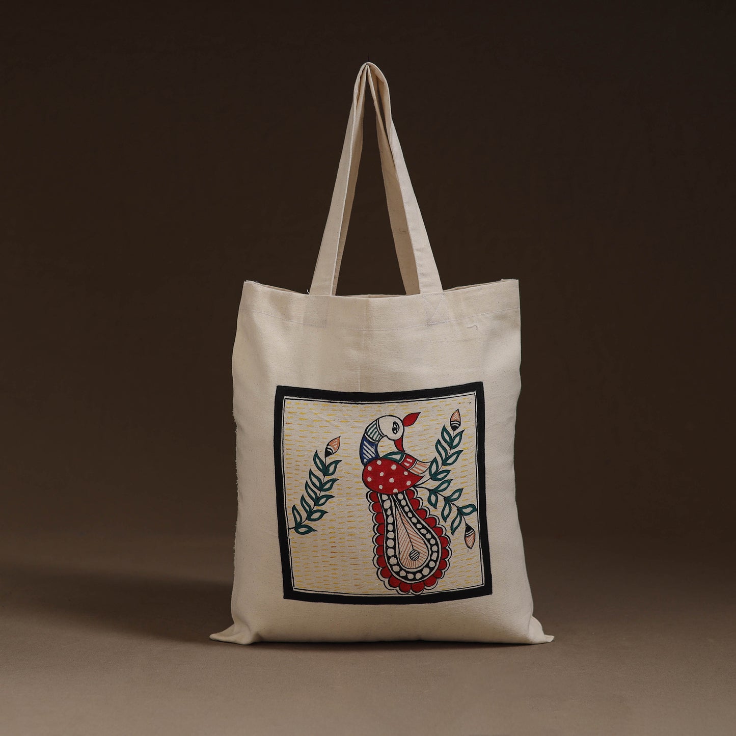 Madhubani Handpainted Shoulder Bag 12