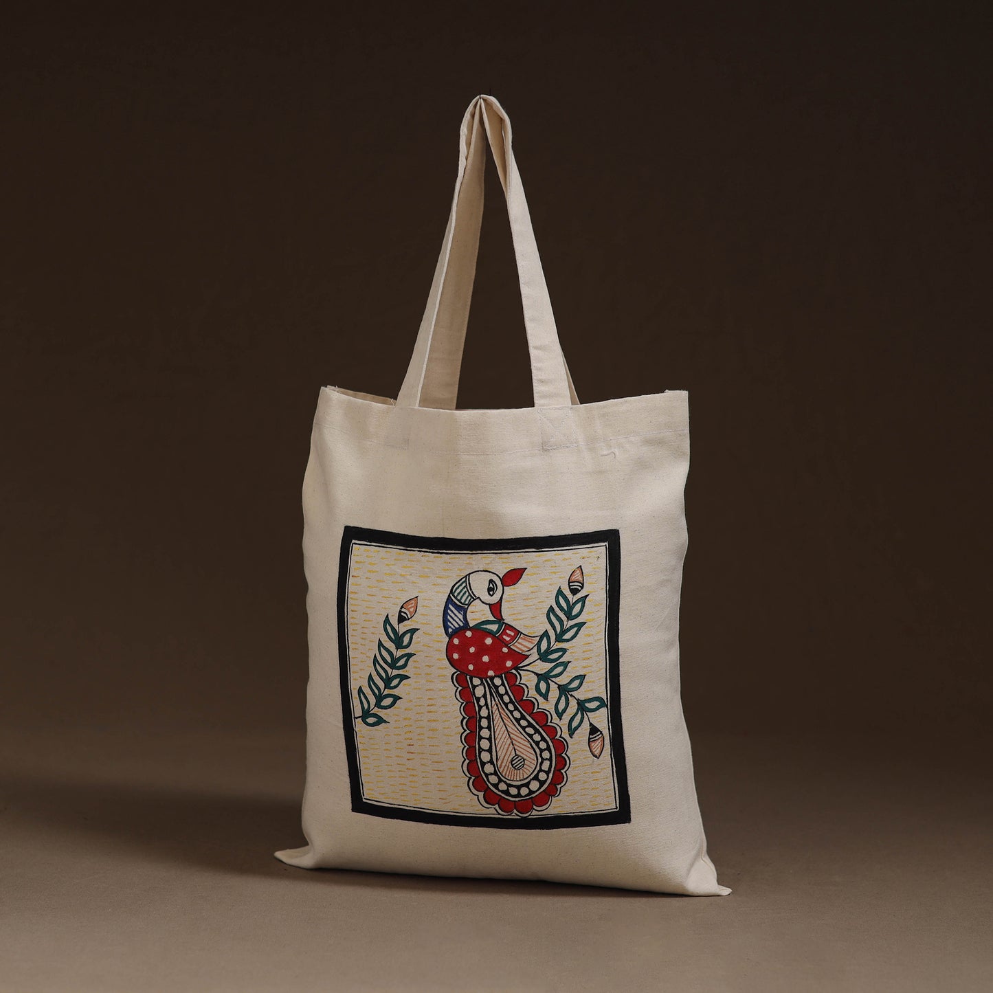 Madhubani Handpainted Shoulder Bag 12