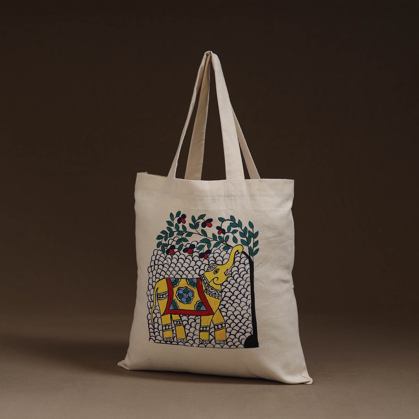 Madhubani Handpainted Shoulder Bag 09