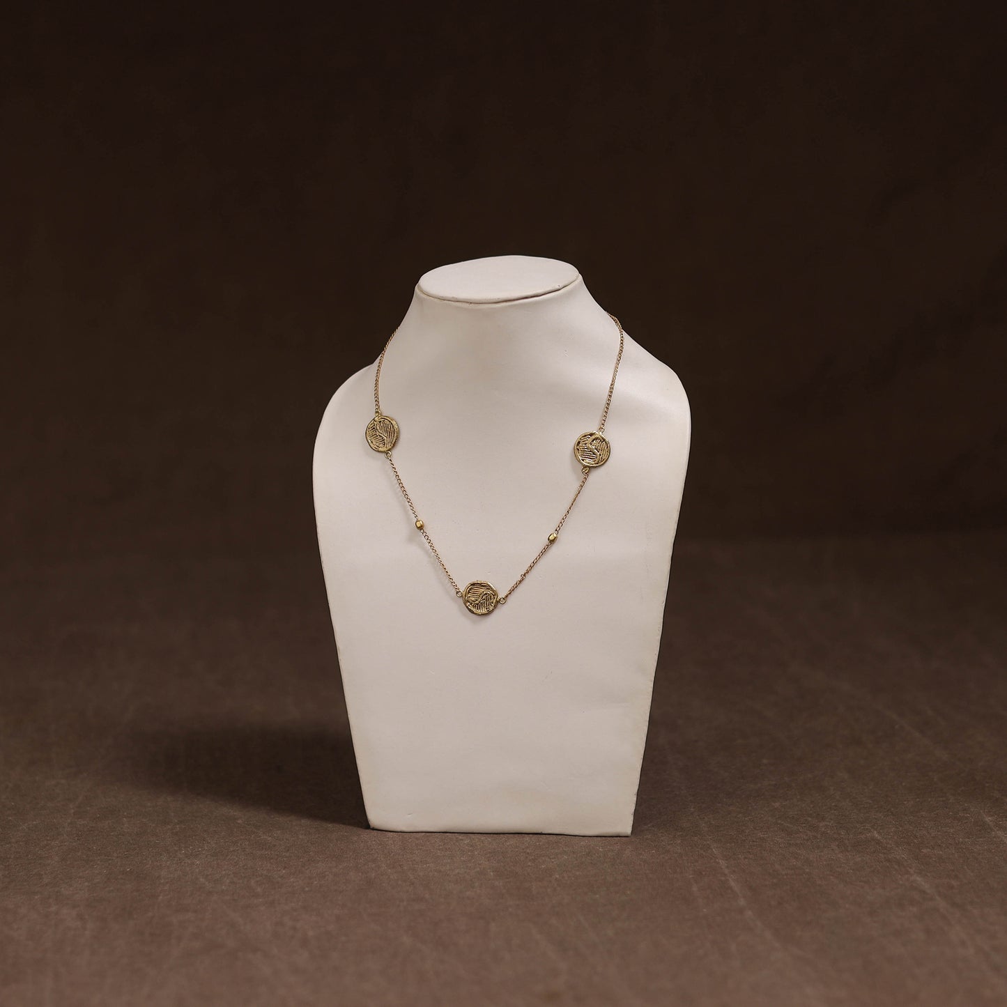 Miharu Tribal Dokra Brass Necklace 06