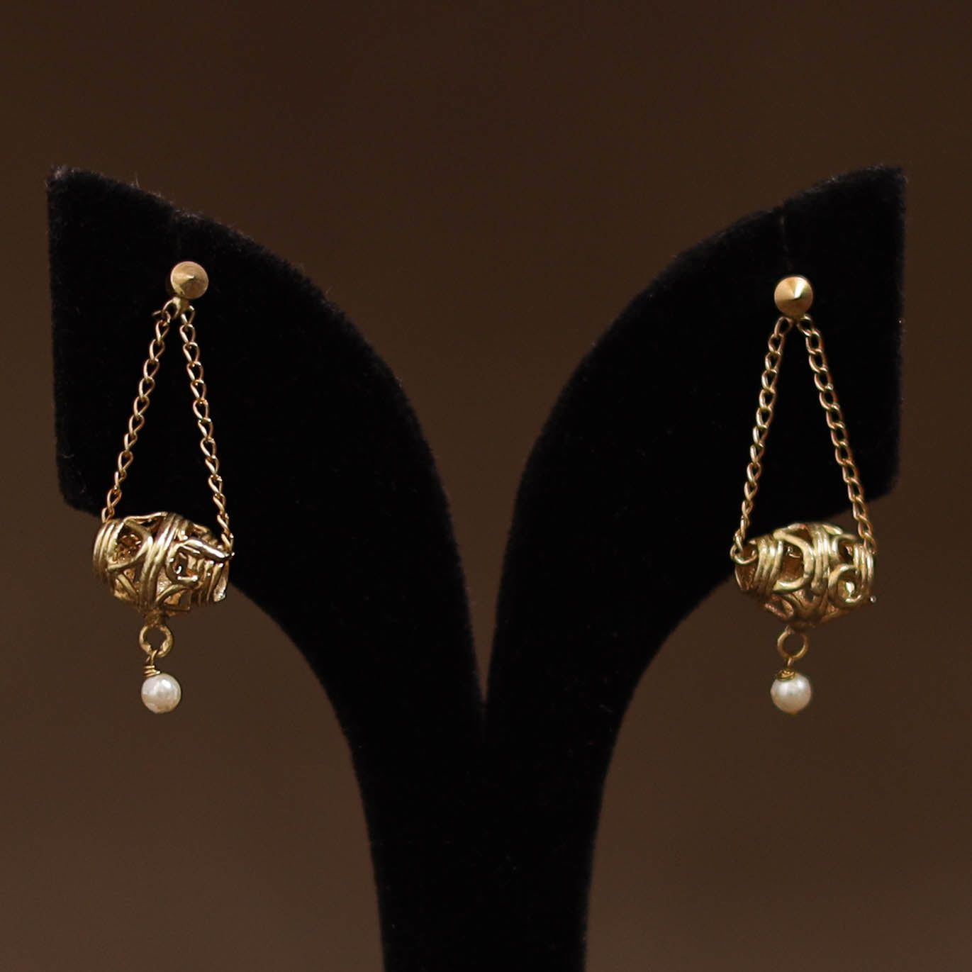 Miharu Tribal Dokra Brass Earrings 12