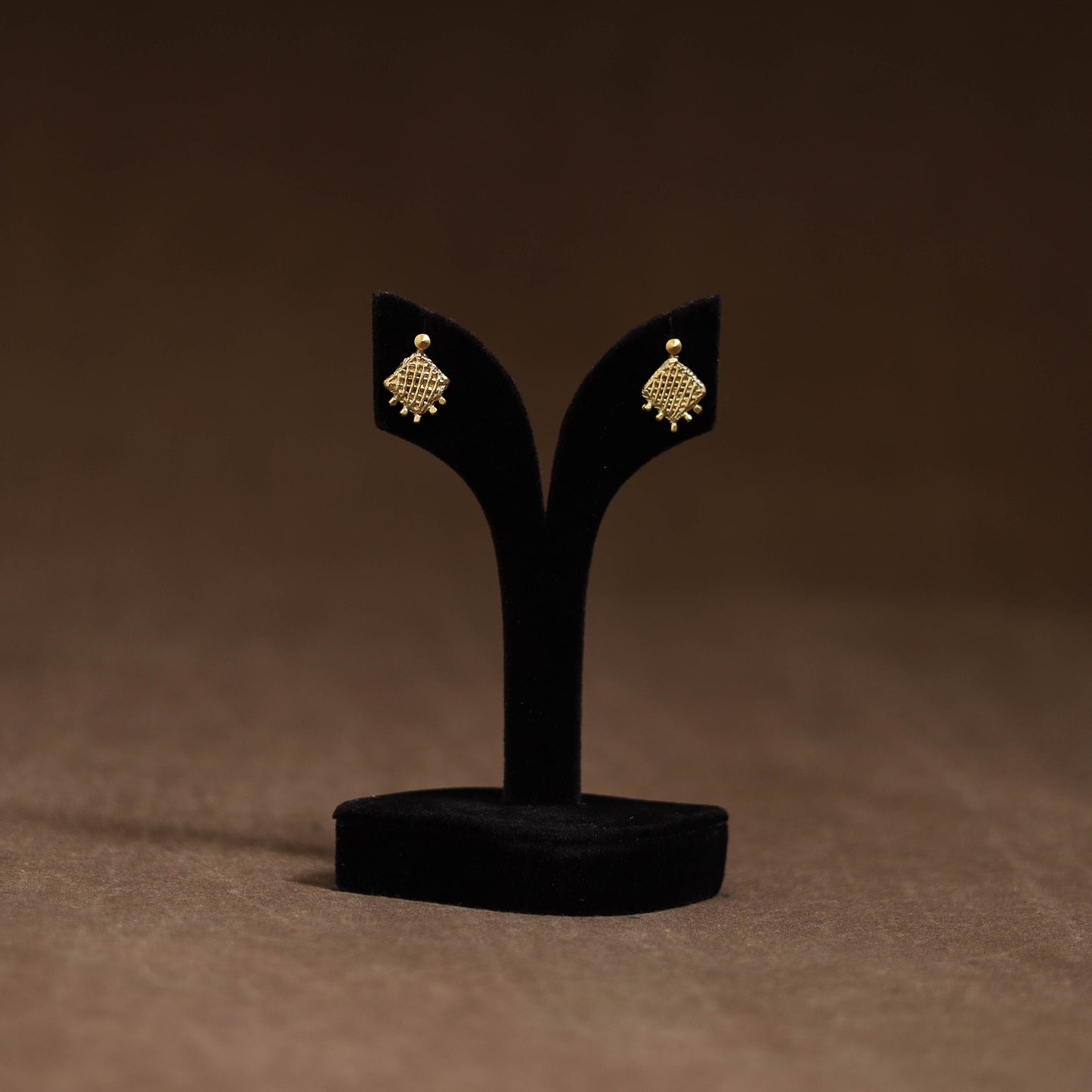 Miharu Tribal Dokra Brass Earrings 13