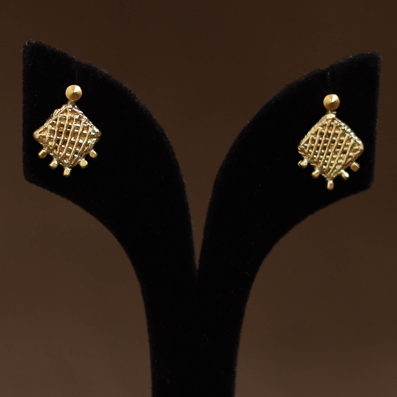 Miharu Tribal Dokra Brass Earrings 13