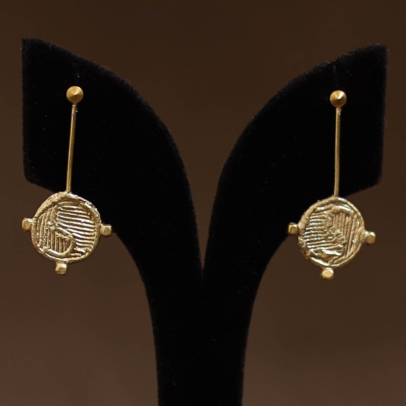 Miharu Tribal Dokra Brass Earrings 15