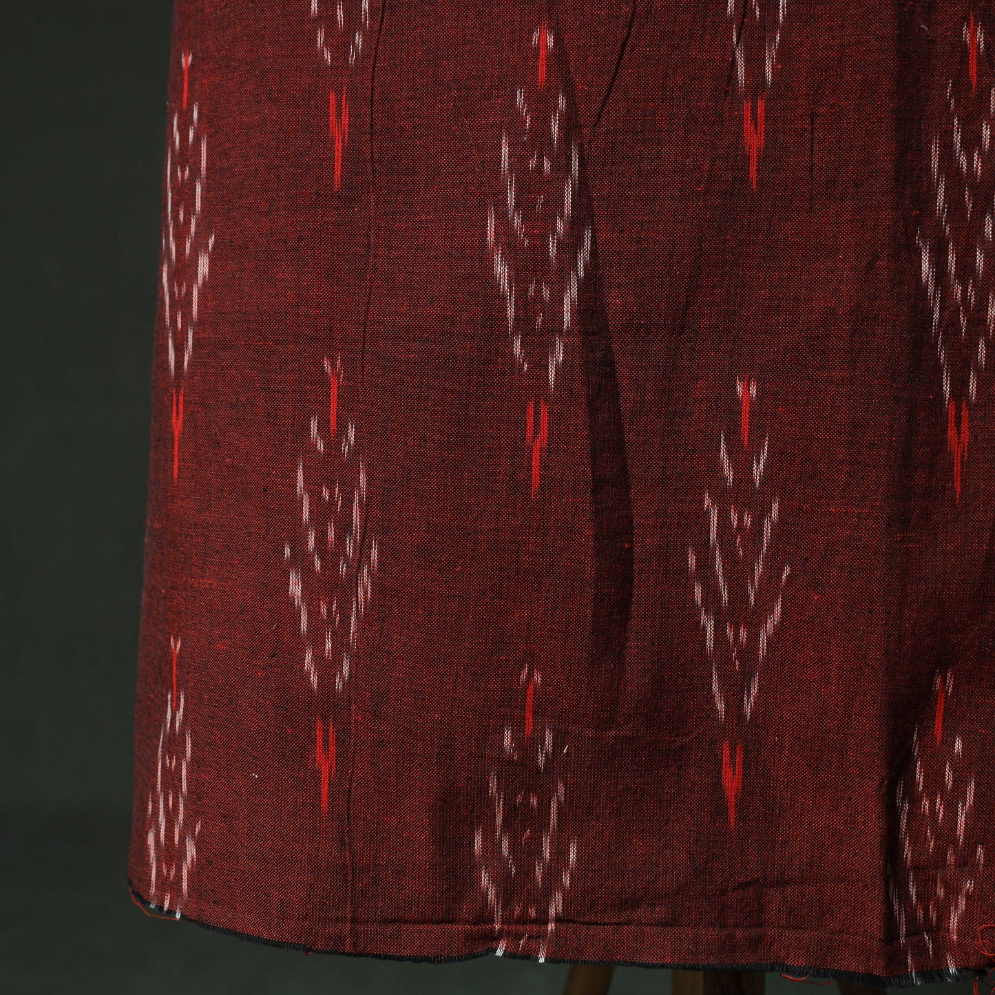 Pochampally Ikat Weave Cotton 2pc Unstitched Dress Material Kurta Set 03