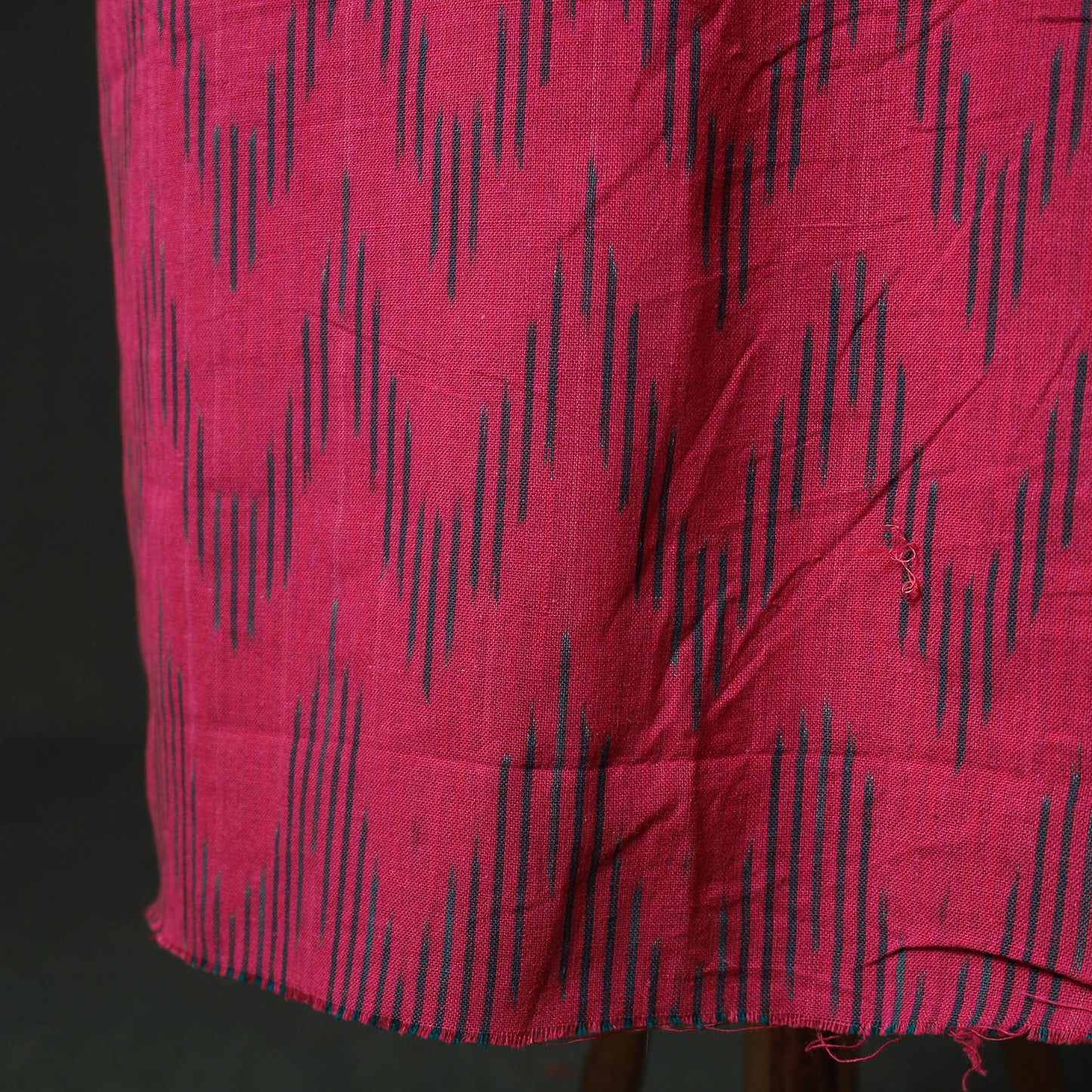 Pochampally Ikat Weave Cotton 2pc Unstitched Dress Material Kurta Set 08