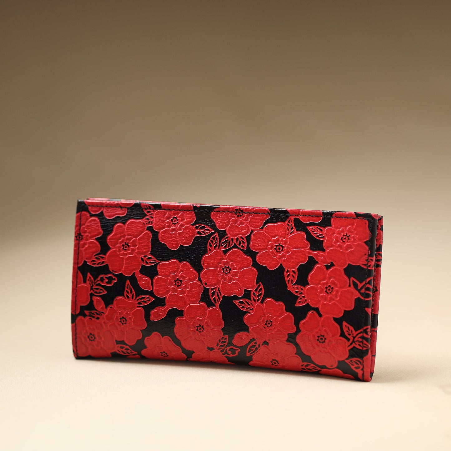 Handcrafted Embossed Leather Wallet for Women