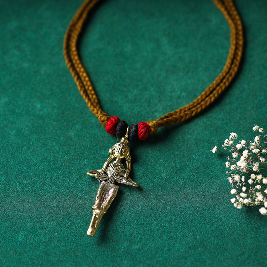 Tribal Handmade Dokra Figure Pendant Necklace