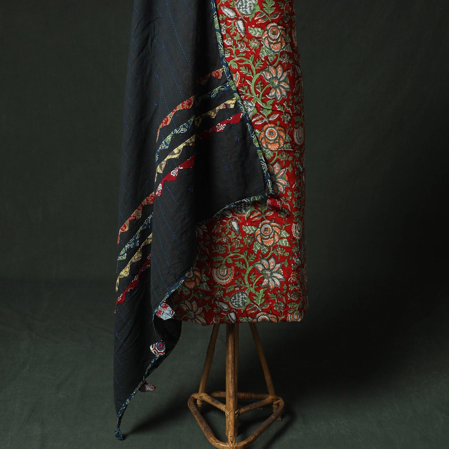 Sanganeri Hand Block Print Cotton 2pc Unstitched Dress Material Kurta Set 21
