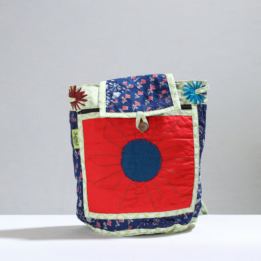 Jugaad patchwork Handmade Pithu Bag 88