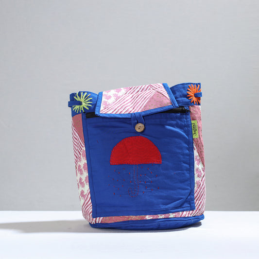 Jugaad patchwork Handmade Pithu Bag 89