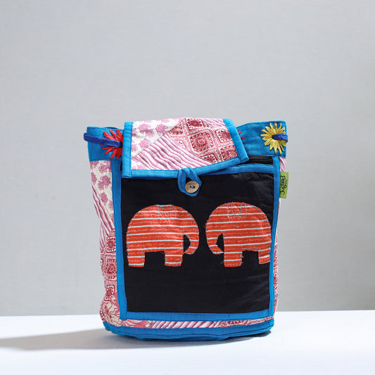Jugaad patchwork Handmade Pithu Bag 90