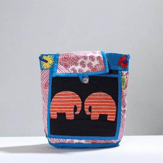 Jugaad patchwork Handmade Pithu Bag 92