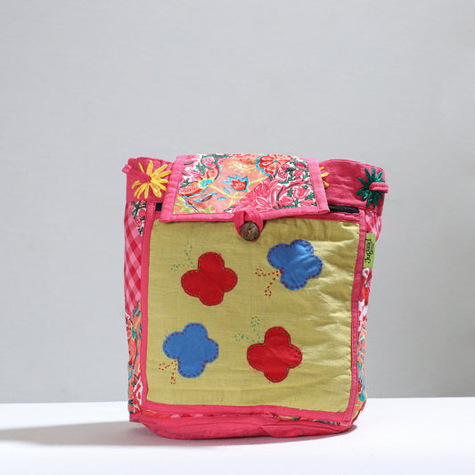 Jugaad patchwork Handmade Pithu Bag 95