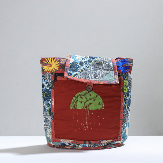Jugaad patchwork Handmade Pithu Bag 96