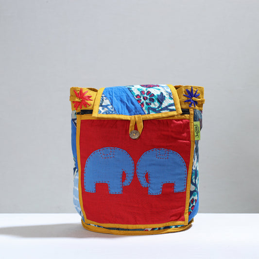 Jugaad patchwork Handmade Pithu Bag 98