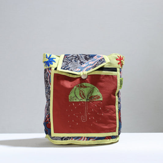 Jugaad patchwork Handmade Pithu Bag 101