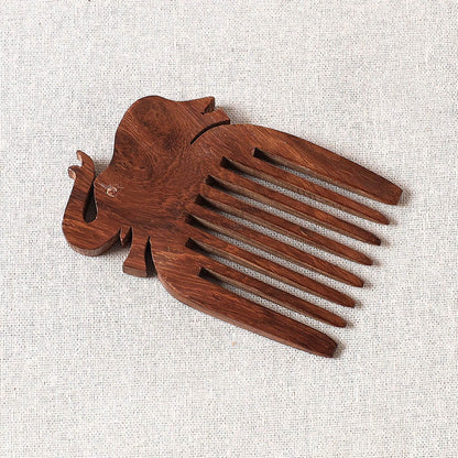 Bijnor Hand Carved Steam Beech Wood Comb (Small)