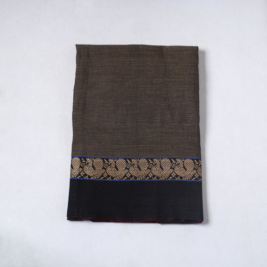 Black - Kanchipuram Cotton Precut Fabric (2 meter) 52