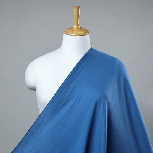Sky Blue Pre Washed Plain Dyed Flex Cotton Fabric