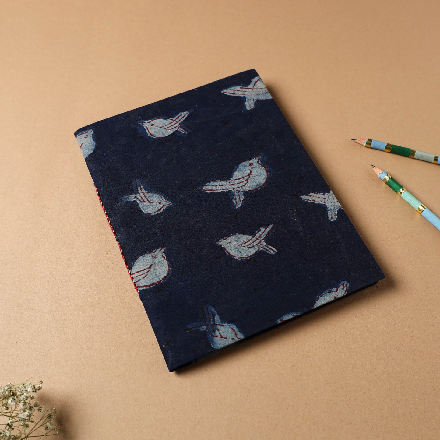 Bindaas Fabric Cover Handmade Paper Notebook
