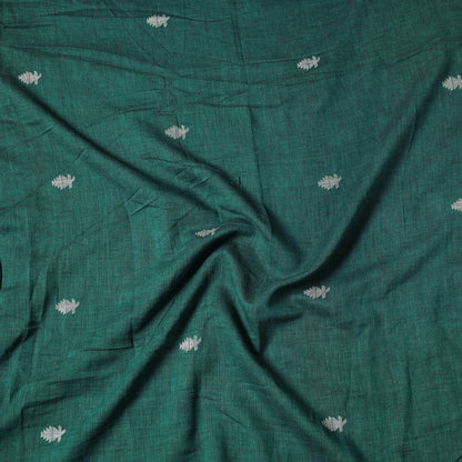 Green - Godavari Jamdani Buti Pure Handloom Cotton Precut Fabric (1.25 Meter)