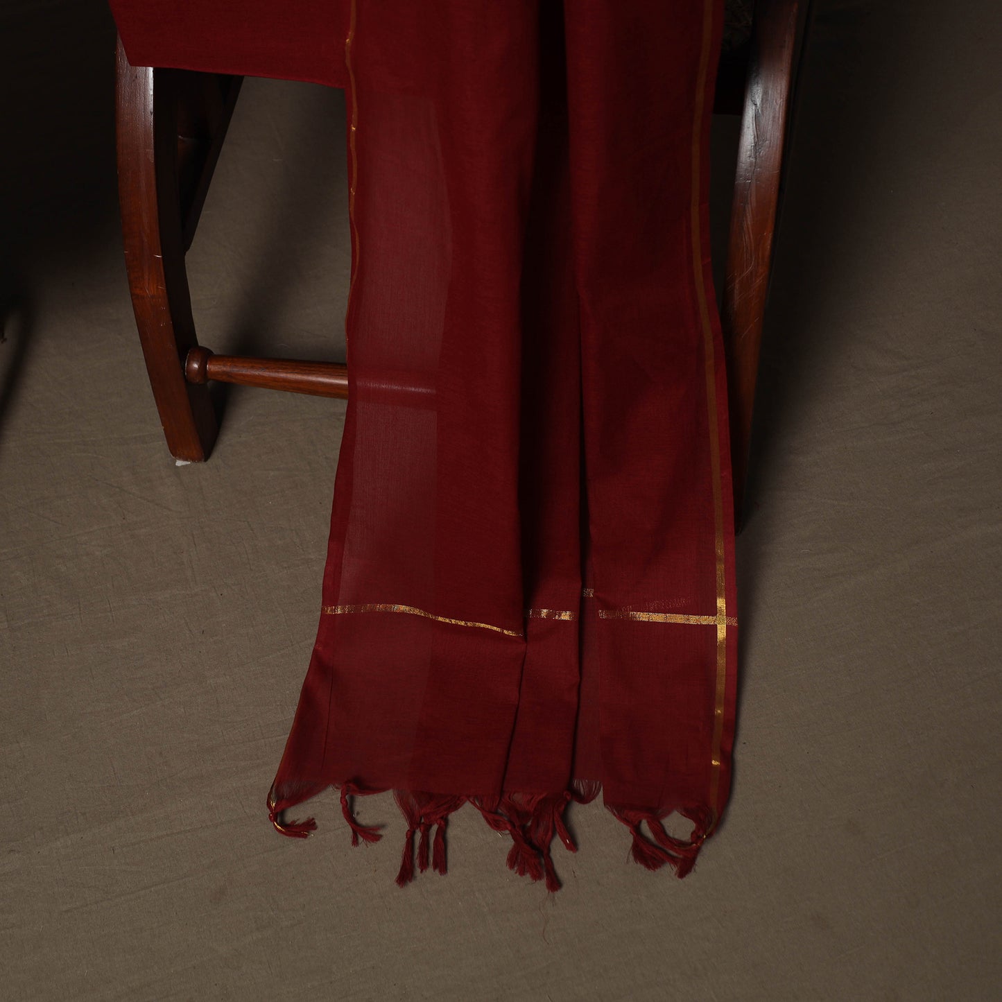 Maroon - Jacquard Woven Pure Cotton 3pc Unstitched Dress Material Suit Set 01