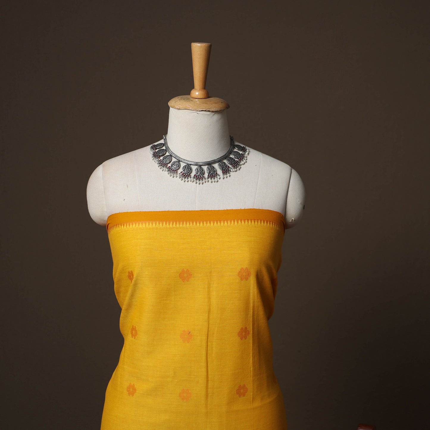 Jacquard Woven Pure Cotton 3pc Unstitched Dress Material Suit Set 05